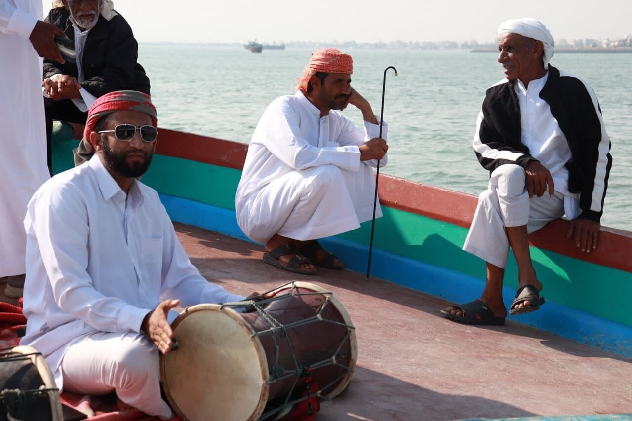 سومین فستیوال خواجه عطا حضور دریا نوردان لارکی / عکاس الیاس حسن پور