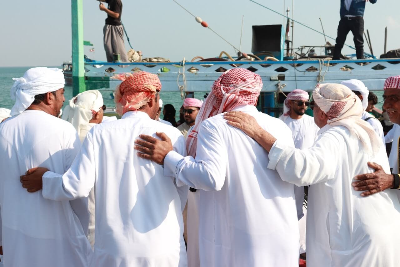 سومین فستیوال خواجه عطا حضور دریا نوردان لارکی / عکاس الیاس حسن پور