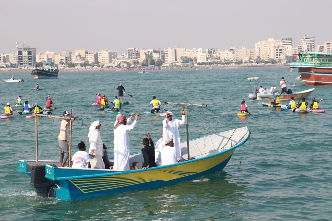 سومین فستیوال خواجه عطا حضور دریا نوردان لارکی / عکاس الیاس حسن پور